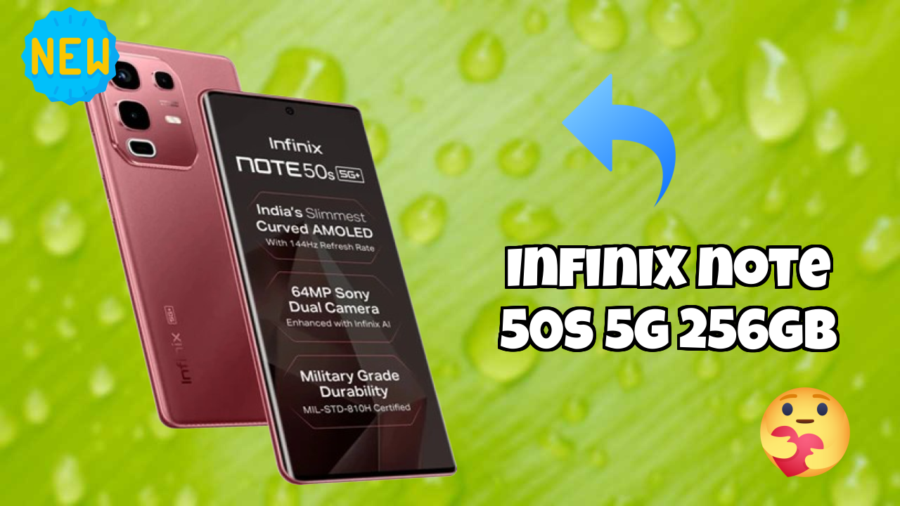 ₹17,999 पर Infinix Note 50s 5G+ 256GB - बेस्ट फीचर्स हाइलाइट किए गए