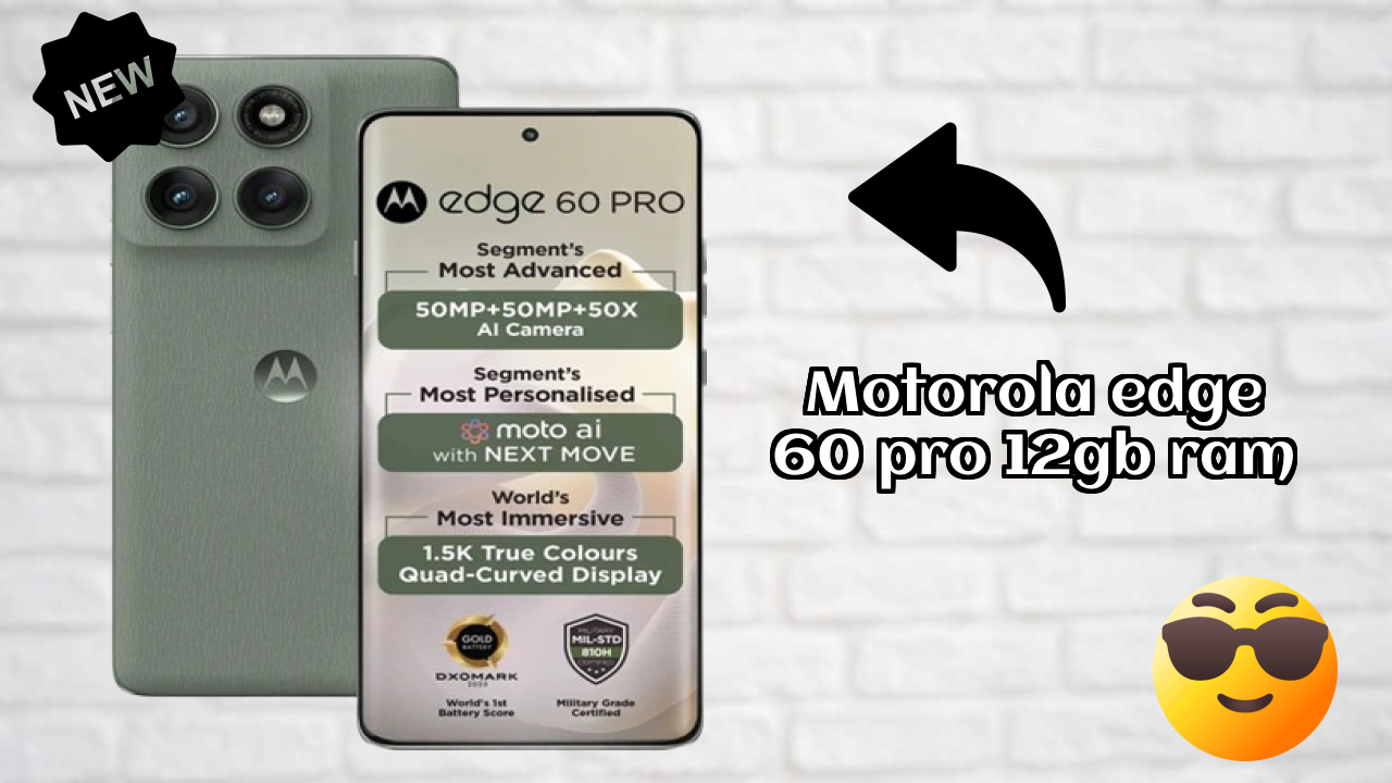 Motorola Edge 60 Pro 12GB RAM शो: 12 GB RAM गेमिंग चेक