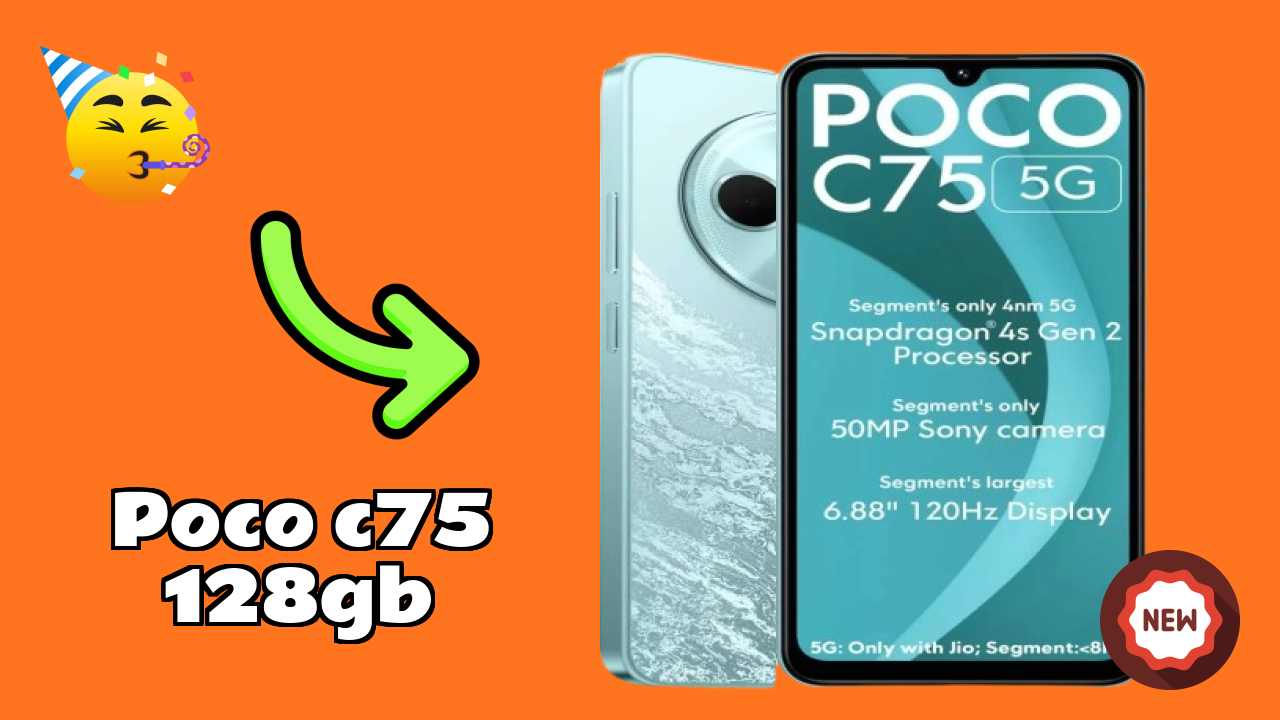₹7,999 पर POCO C75 128GB - पूरा रिव्यु और रेटिंग
