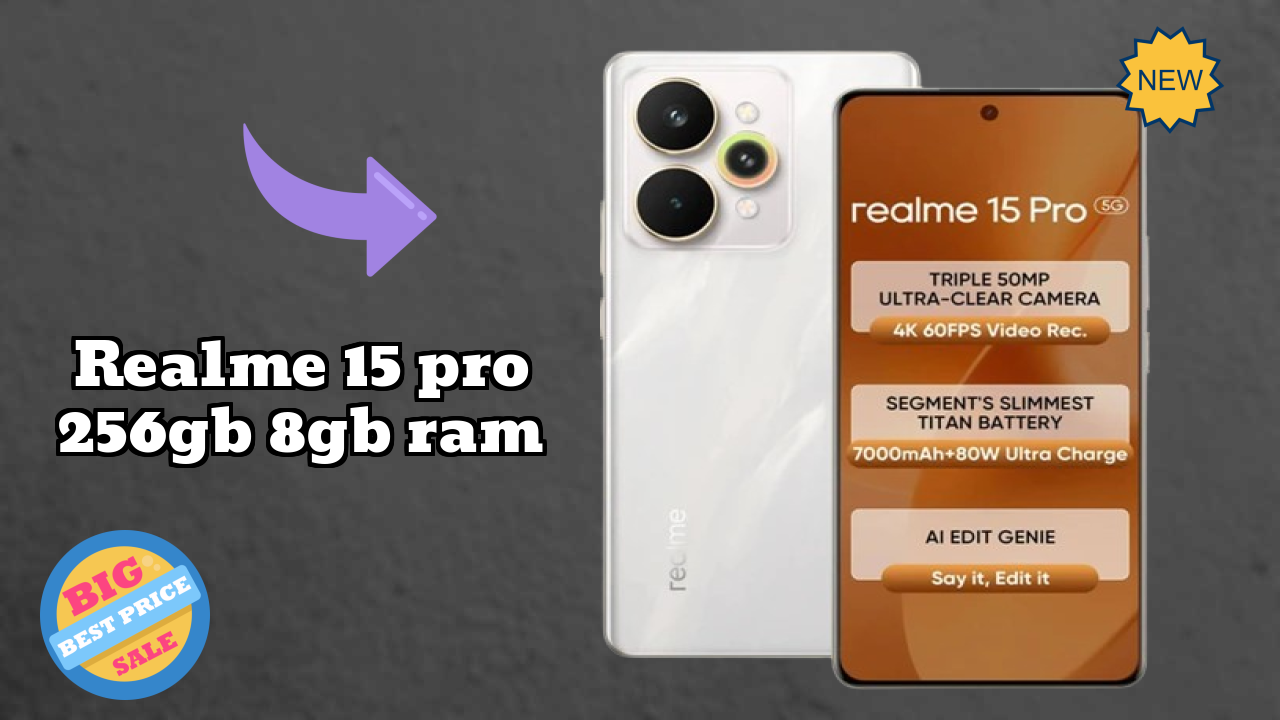  बेस्टRealme 15 Pro 256GB 8GB RAM डील - कीमत सिर्फ ₹30,999 तक गिर गई!